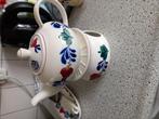 Boerenbont theepot met stoofje te koop, Huis en Inrichting, Ophalen, Nieuw, Aardewerk, Boerenbont