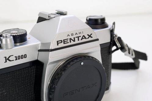 Asahi Pentax K1000 body 35mm film spiegelreflex + batterij, Audio, Tv en Foto, Fotocamera's Analoog, Refurbished, Spiegelreflex