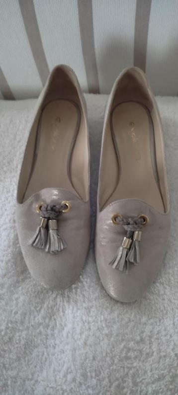 Evaluna pumps, champagnekleurig, maat 39 beschikbaar voor biedingen