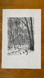 Litho Johan Groot: Winter, Antiek en Kunst, Kunst | Litho's en Zeefdrukken, Ophalen