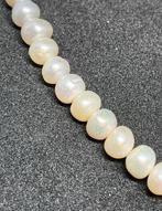ketting met echte parels 45 cm, Zilver en edelstenen, Overige kleuren, Nieuw, Ophalen of Verzenden