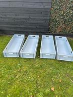 Stapelbakken - Set van 4, Doe-het-zelf en Verbouw, Kratten en Dozen, Gebruikt, 40 tot 60 cm, Minder dan 35 cm, Bak of Kist