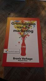 Bronis Verhage - Grondslagen van de marketing, Ophalen of Verzenden, Zo goed als nieuw, Economie en Marketing, Bronis Verhage; Marjolein Visser