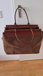 Vintage Bruine Handtas of handbagage, Ophalen, Gebruikt, Bruin, Handtas