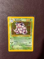 Pokemon - nidoking 11/102 base set holo, Hobby en Vrije tijd, Verzamelkaartspellen | Pokémon, Ophalen of Verzenden, Zo goed als nieuw