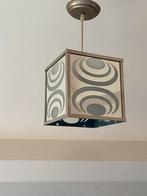 Vintage Kwantum hanglamp spiegelglas chroom jaren 90/2000, Huis en Inrichting, Lampen | Hanglampen, Ophalen of Verzenden, Gebruikt