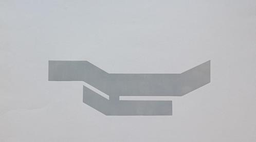 Dick Cassée - Uitgeknipt landschap - gesigneerde metaaldruk, Antiek en Kunst, Kunst | Etsen en Gravures, Ophalen of Verzenden