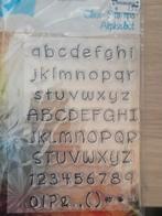 Nieuwe joy clearstamps losse letters., Hobby en Vrije tijd, Stempelen, Ophalen of Verzenden, Nieuw, Clearstamp