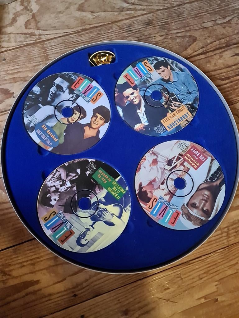 Elvis Presley cd box bewaarblik 4 cd's, Ophalen of Verzenden, Zo goed als nieuw, Rock-'n-Roll