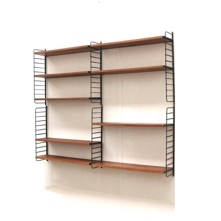 Vintage wandrek wandsysteem wandmeubel jaren '60 '70 Tomado, Huis en Inrichting, Woonaccessoires | Wandplanken en Boekenplanken