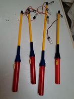 4 lampion stokjes met licht, Ophalen of Verzenden