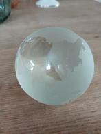 Glazen wereld bol wereldbol presse papier globe, Ophalen