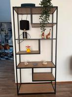 Open wandkast metaal/hout, Huis en Inrichting, Kasten | Boekenkasten, Ophalen, Met plank(en), Zo goed als nieuw, Geen idee