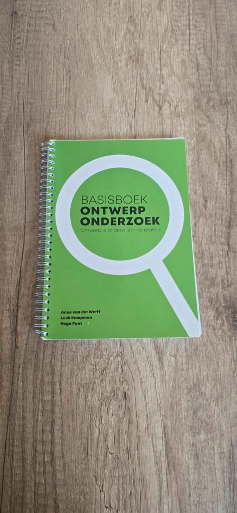 Basisboek Ontwerp Onderzoek - Anne van der Werff, Boeken, Studieboeken en Cursussen, Gelezen, HBO, Ophalen of Verzenden