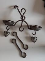 Hang kandelaar gietijzer antiek, Antiek en Kunst, Ophalen of Verzenden, Overige materialen