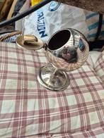 Chromen (RVS) kogel-/bolvormige asbak in ruimtetijdstijl, Ophalen of Verzenden, Zo goed als nieuw, Overige typen, Overige merken