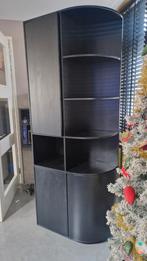 Mooie zwarte kast van Piet Klerkx met legplanken, Ophalen, 200 cm of meer, Minder dan 150 cm, 25 tot 50 cm