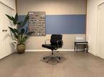 ICF | Eames | EA217 Soft Pad Chair | Zwart Leder & Alu | 1x, Gebruikt, ICF, Zwart, ICF