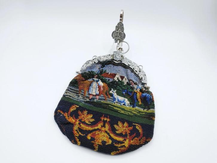 Zilveren tasbeugel met tashaak, C. Murk en A.J. de Ruiter, Antiek en Kunst, Antiek | Goud en Zilver, Zilver, Verzenden