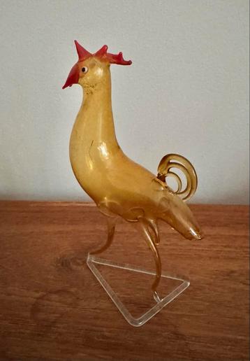 Glazen Haan - Decoratief Object beschikbaar voor biedingen