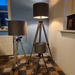 Set van 4 Schemerlampen met Kappen, Huis en Inrichting, Lampen | Vloerlampen, Ophalen, Landelijk, industrieel, 100 tot 150 cm