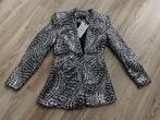 Zwart/Zilveren Pailletten Blazer Zara Mt. Xs NIEUW!, Overige kleuren, Zara, Nieuw, Ophalen of Verzenden
