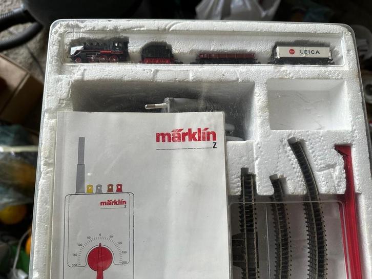 Leica Märklin Mini-Club 81560 Treinset met Leica Wagon, Hobby en Vrije tijd, Modeltreinen | H0, Zo goed als nieuw, Treinset, Gelijkstroom