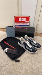PradaCups donkerblauw met glans maat 41-42-43-44-45 IN STOCK, Ophalen of Verzenden, Nieuw, Blauw, Sneakers of Gympen