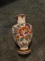 Delfts Polychroom Handwerk Vaas - Bloemmotief, Antiek en Kunst, Antiek | Vazen, Ophalen of Verzenden