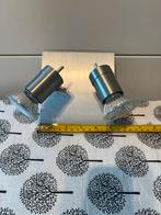Spots geborsteld RVS, Halogeen, Gebruikt, Metaal of Aluminium, Ophalen of Verzenden