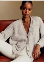 Sezane vest parelgrijs s, Ophalen of Verzenden, Zo goed als nieuw, Maat 36 (S), Grijs