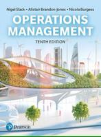 Operations Management - 10th edition - Nigel Slack, Boeken, Studieboeken en Cursussen, Ophalen of Verzenden, Zo goed als nieuw