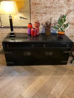 Oosters dressoir kast zwart vintage, Huis en Inrichting, Kasten | Dressoirs, Ophalen, Gebruikt, 150 tot 200 cm, Met lade(s)