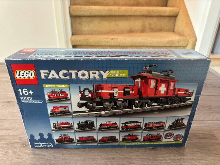 Lego 10183 krokodil train factory zeldzaam MISB + extre boek, Kinderen en Baby's, Speelgoed | Duplo en Lego, Nieuw, Lego, Complete set