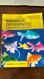 Individual differences and personality 9780323859509, Ophalen of Verzenden, Nieuw, Michael C Ashton