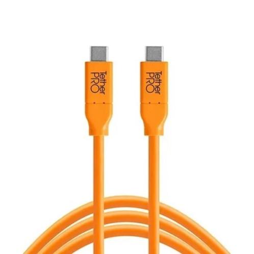 Tether Tools TetherPro USB-C to USB-C 4,6m oranje, Audio, Tv en Foto, Fotografie | Fotostudio en Toebehoren, Nieuw, Overige typen