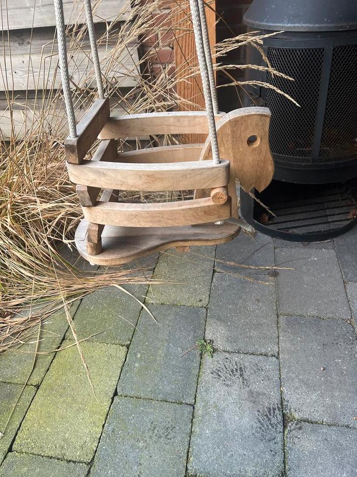 Houten Schommel voor Speeltuin, Kinderen en Baby's, Speelgoed | Buiten | Speeltoestellen, Gebruikt, Schommel, Aanbouwonderdeel