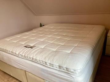 2 Vispring matrassen+Kuperus Topper (180x210cm): Moet nu weg beschikbaar voor biedingen