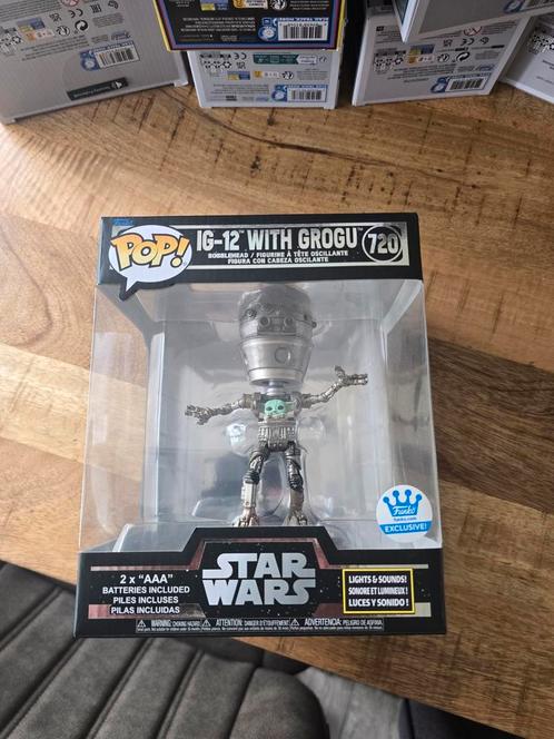 Funko Pop! Star Wars IG-12 with Grogu #720 - Nieuw!, Verzamelen, Star Wars, Nieuw, Actiefiguurtje, Ophalen of Verzenden