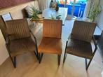 3 stoelen (pronto parantino) in 3 kleuren, Huis en Inrichting, Stoelen, Ophalen, Overige kleuren, Drie, Zo goed als nieuw