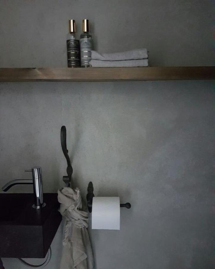 WC ROLHOUDER ~haak~ landelijk gietijzer toiletrolhouder, Huis en Inrichting, Badkamer | Badtextiel en Accessoires, Nieuw, Overige typen