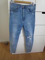 Stradivarius damesmaat 42 - super highwaist used look jeans, W33 - W36 (confectie 42/44), Blauw, Stradivarius, Ophalen of Verzenden