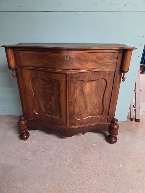 Antieke biedermeier kast, halkast, meidenkast, legkast, Antiek en Kunst, Antiek | Meubels | Kasten, Ophalen