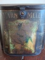 Vintage Van Melle's Blikken Trommel - Vogelmotief, Ophalen of Verzenden