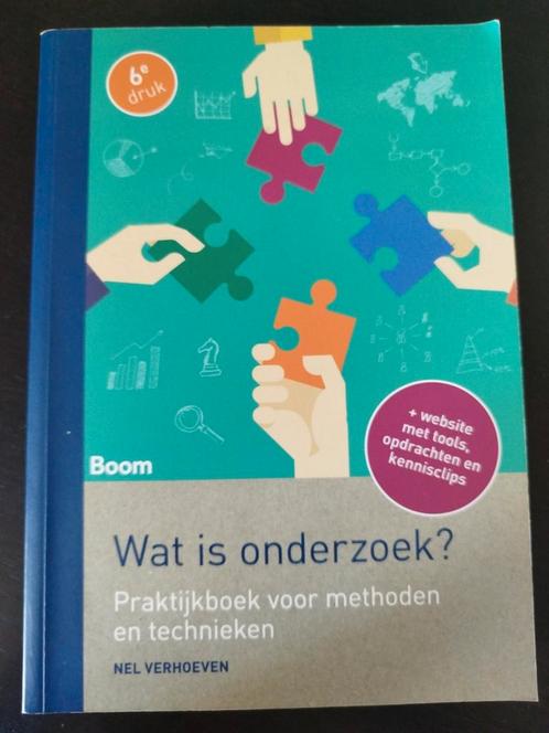 Nel Verhoeven - Wat is onderzoek?, Boeken, Wetenschap, Zo goed als nieuw, Ophalen of Verzenden
