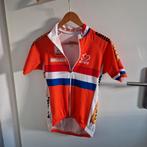 Bioracer Wielershirt Oranje en Fietsbroek- KNWU, Gebruikt, M, Dames, Ophalen of Verzenden