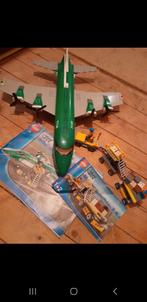 Lego 7734 vliegtuig met trap en auto die koffers ophaalt, Ophalen of Verzenden, Zo goed als nieuw