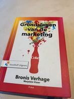 Grondslagen van de marketing, Ophalen of Verzenden, Zo goed als nieuw, B. Verhage