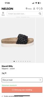 Elegante Maruti Billy Slippers – Zwart – Maat 40, Ophalen of Verzenden, Zo goed als nieuw, Zwart