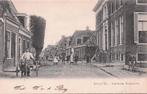 Kollum - Raadhuis Westeinde veel mensen 1906?, Verzamelen, Ansichtkaarten | Nederland, Ophalen of Verzenden, Voor 1920, Gelopen